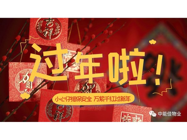 小心仔细保安全 万紫千红过新年